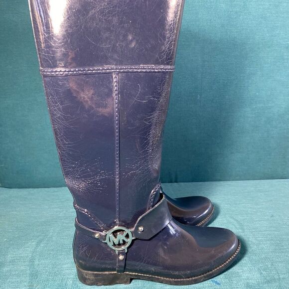 Size 7 - Women’s Michael Kors Tall Rain Boots - Picture 3 of 6